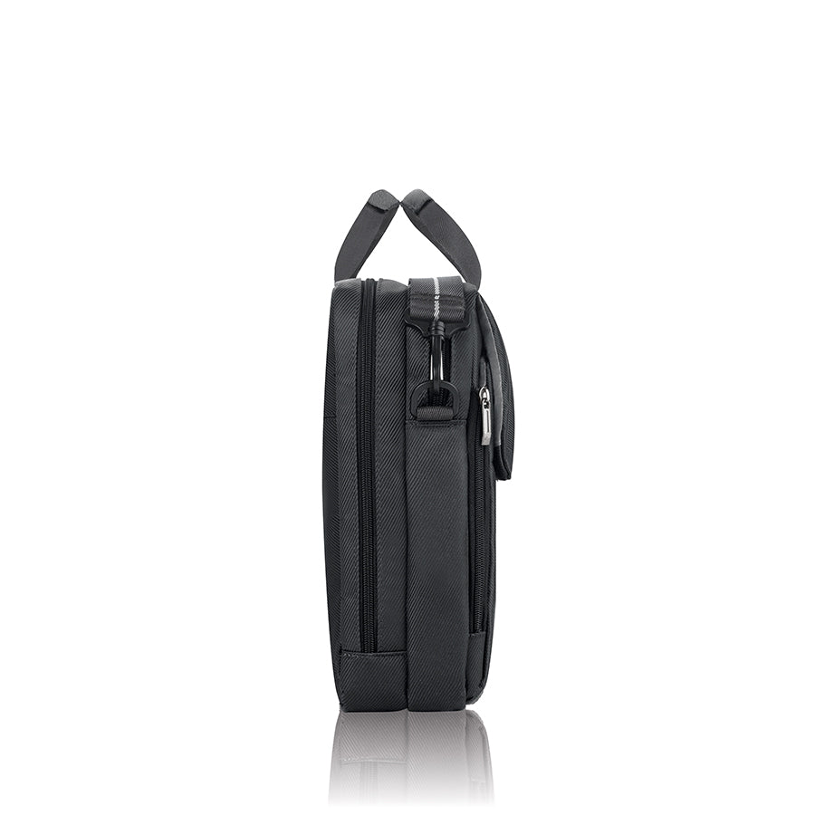solo-new-york-chrysler-briefcase-fully-padded-17-3-laptop-bag-with-luggage-sleev image 3