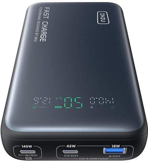 iniu-140w-25000mah-power-bank-smallest-tsa-compliant-pd-3-1-fast-charging-portab image 1