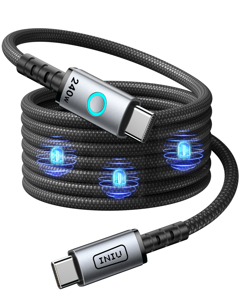 iniu-240w-magnetic-usb-c-to-usb-c-cable image 1