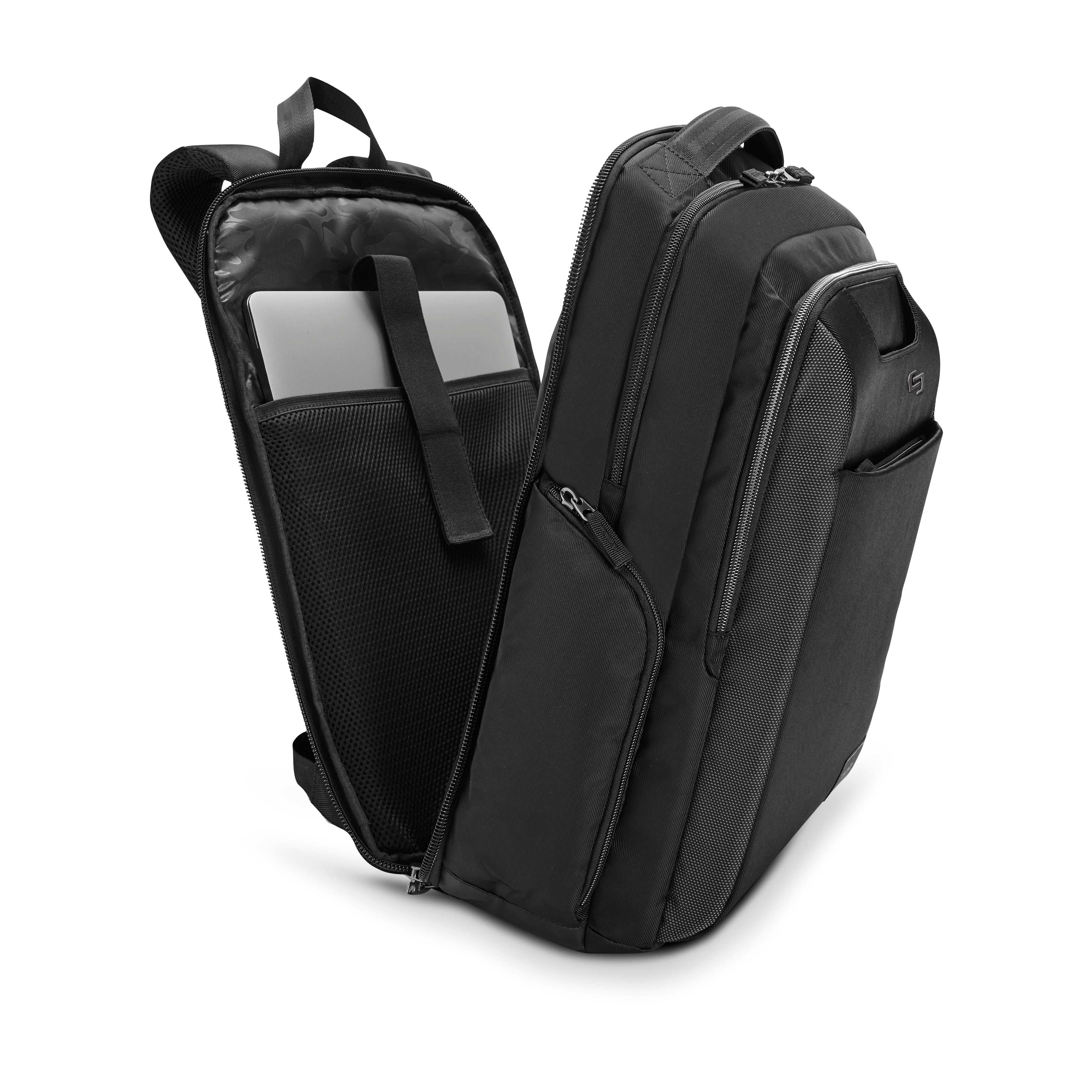 solo-new-york-district-backpack-16-padded-laptop-commuter-backpack-22l-with-rfid image 2