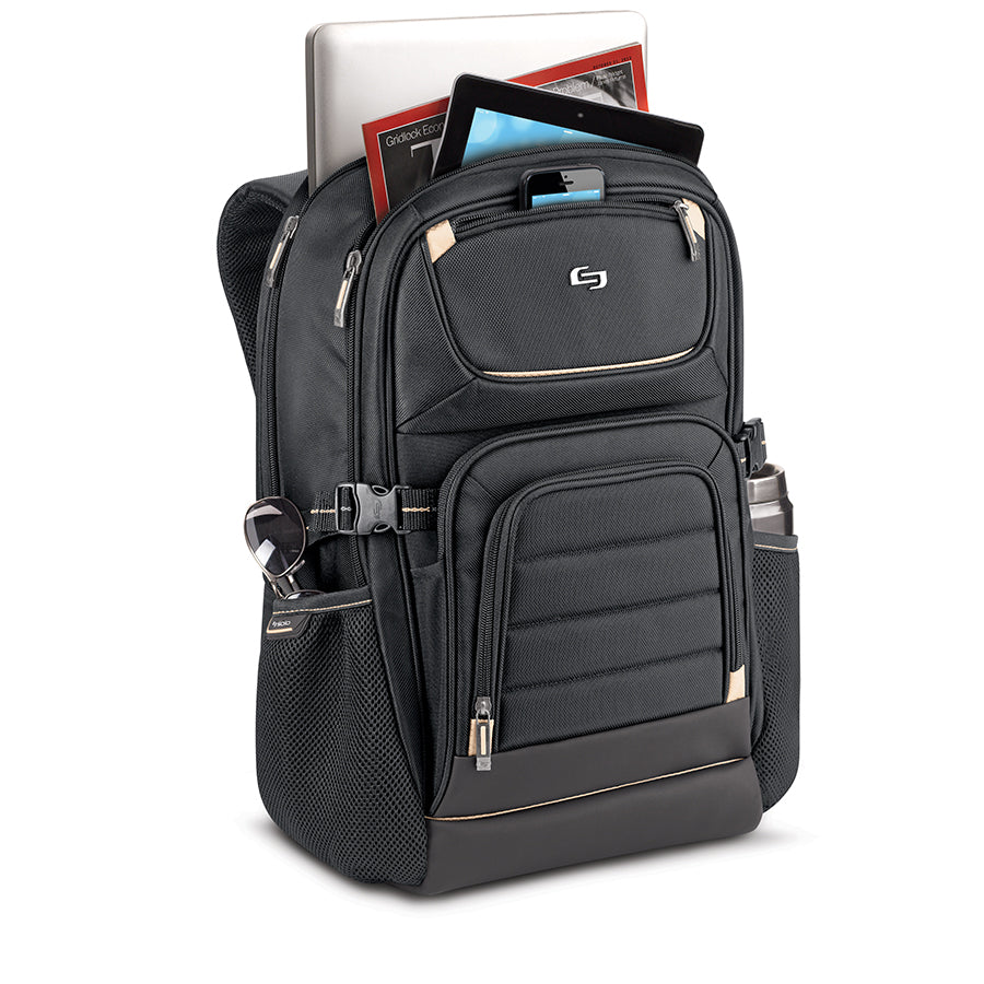 solo-new-york-arc-backpack-17-3-padded-laptop-backpack-with-tablet-pocket-and-lu image 5