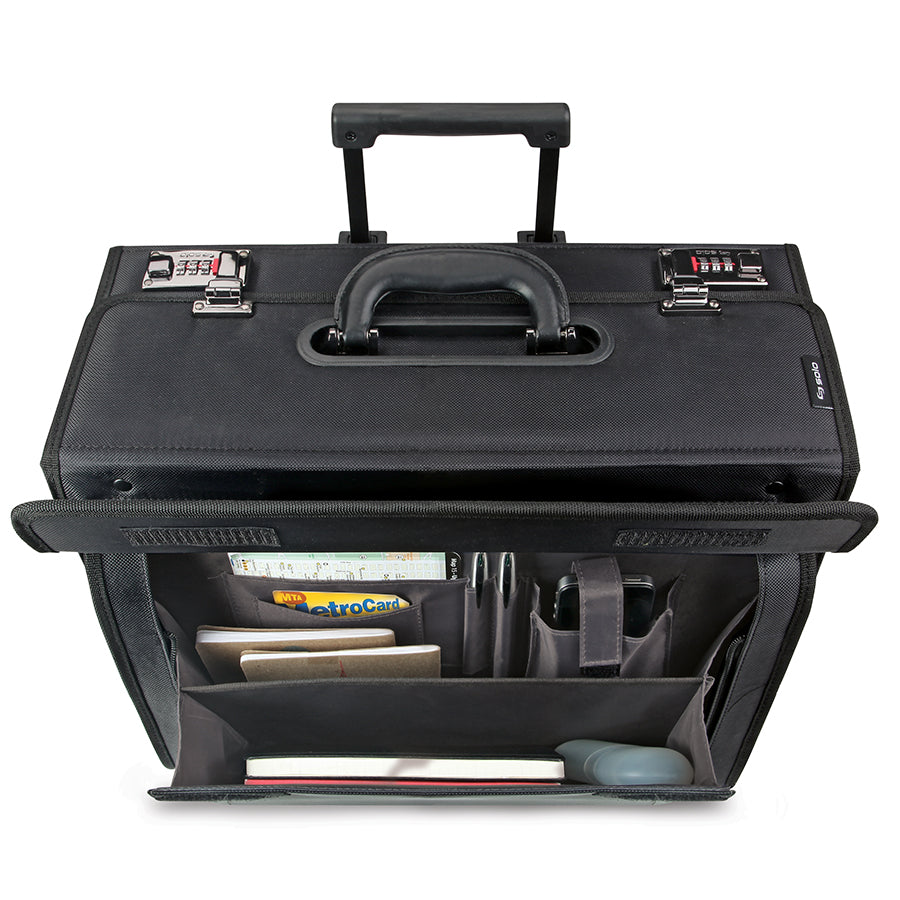 solo-new-york-herald-rolling-catalog-case-pv78-4-with-padded-16-laptop-compartme image 4