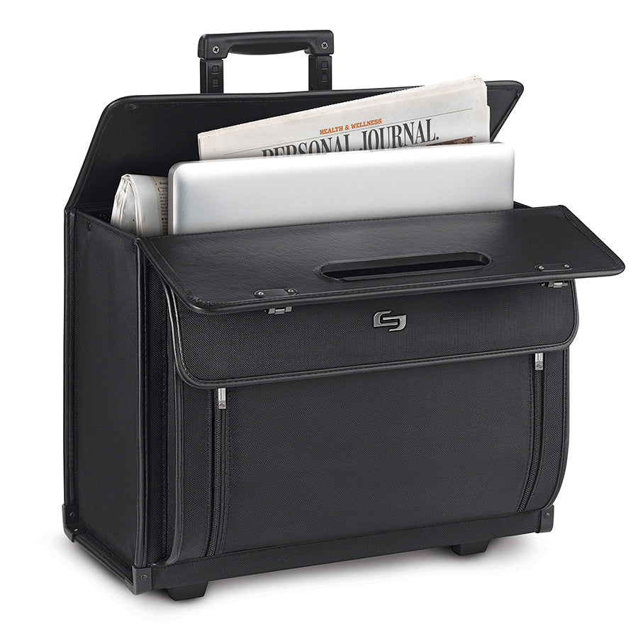 solo-new-york-herald-rolling-catalog-case-pv78-4-with-padded-16-laptop-compartme image 6