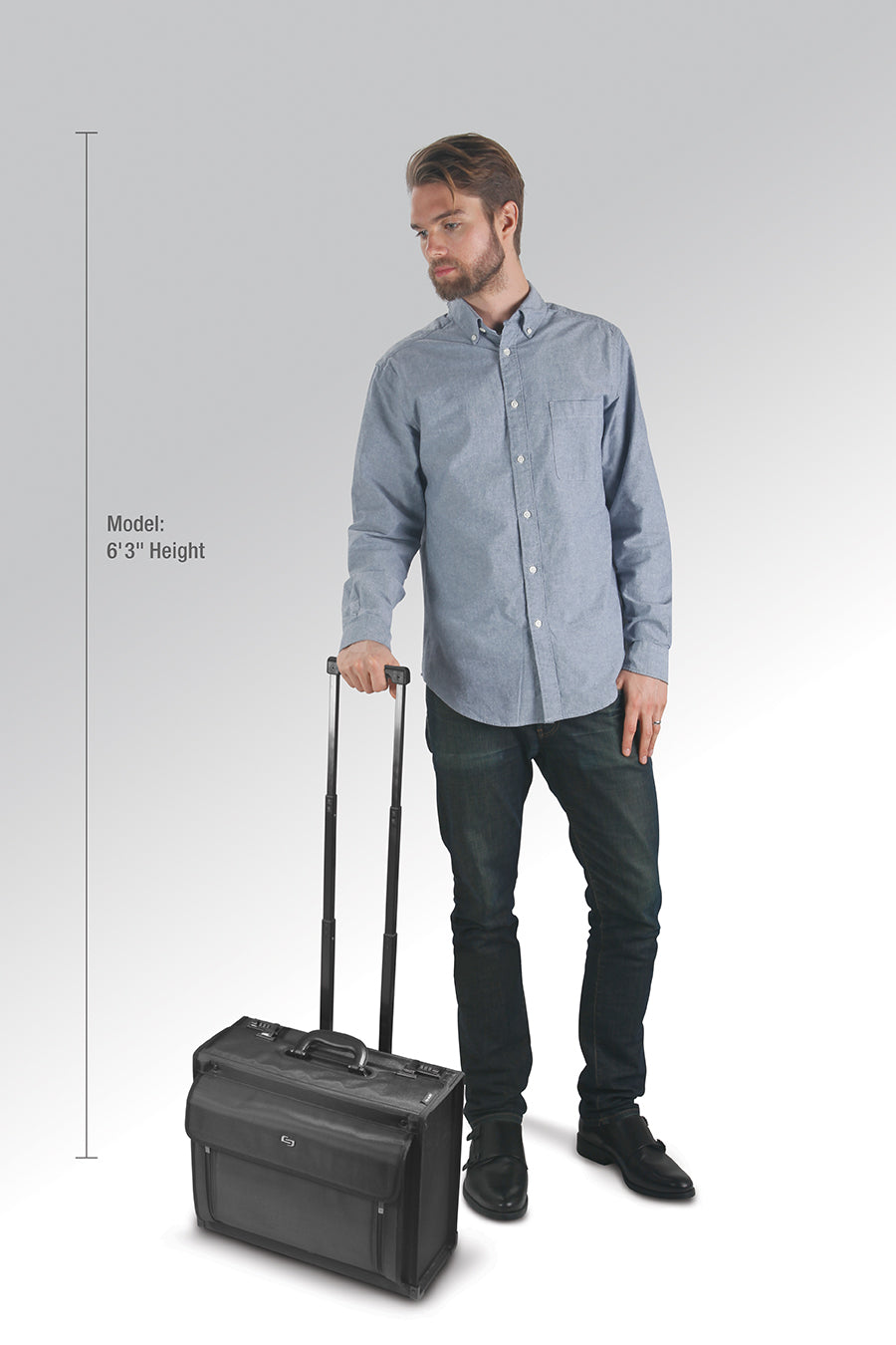 solo-new-york-herald-rolling-catalog-case-pv78-4-with-padded-16-laptop-compartme image 7