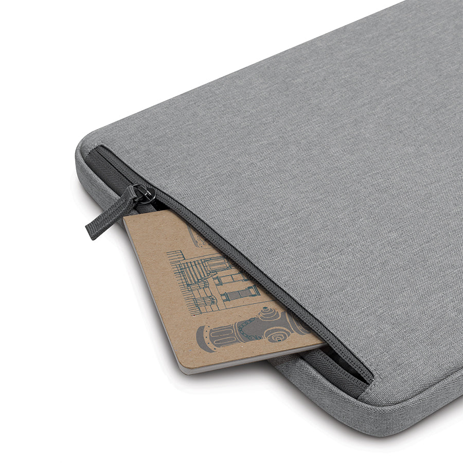 solo-new-york-re-focus-padded-laptop-sleeve-11-6-recycled-pet-heather-grey image 8