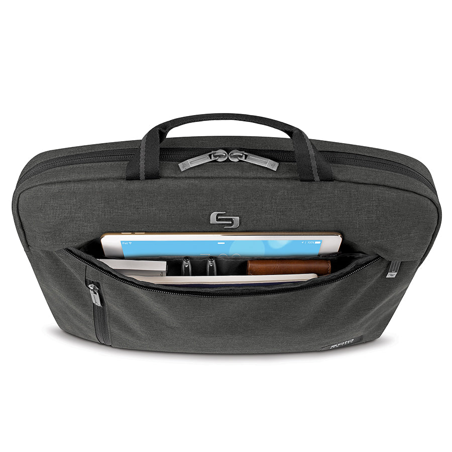 solo-new-york-rivington-slim-brief-for-15-6-laptops-with-luggage-handle-pass-thr image 5