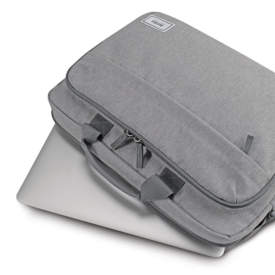 solo-new-york-re-new-briefcase-recycled-pet-heathered-grey-15-6-laptop-briefcase image 8