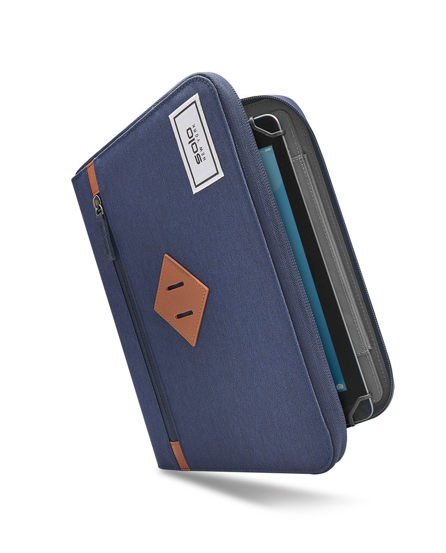 solo-new-york-wave-tablet-padfolio-recycled-pet-padfolio-with-tensioned-clips-fo image 4