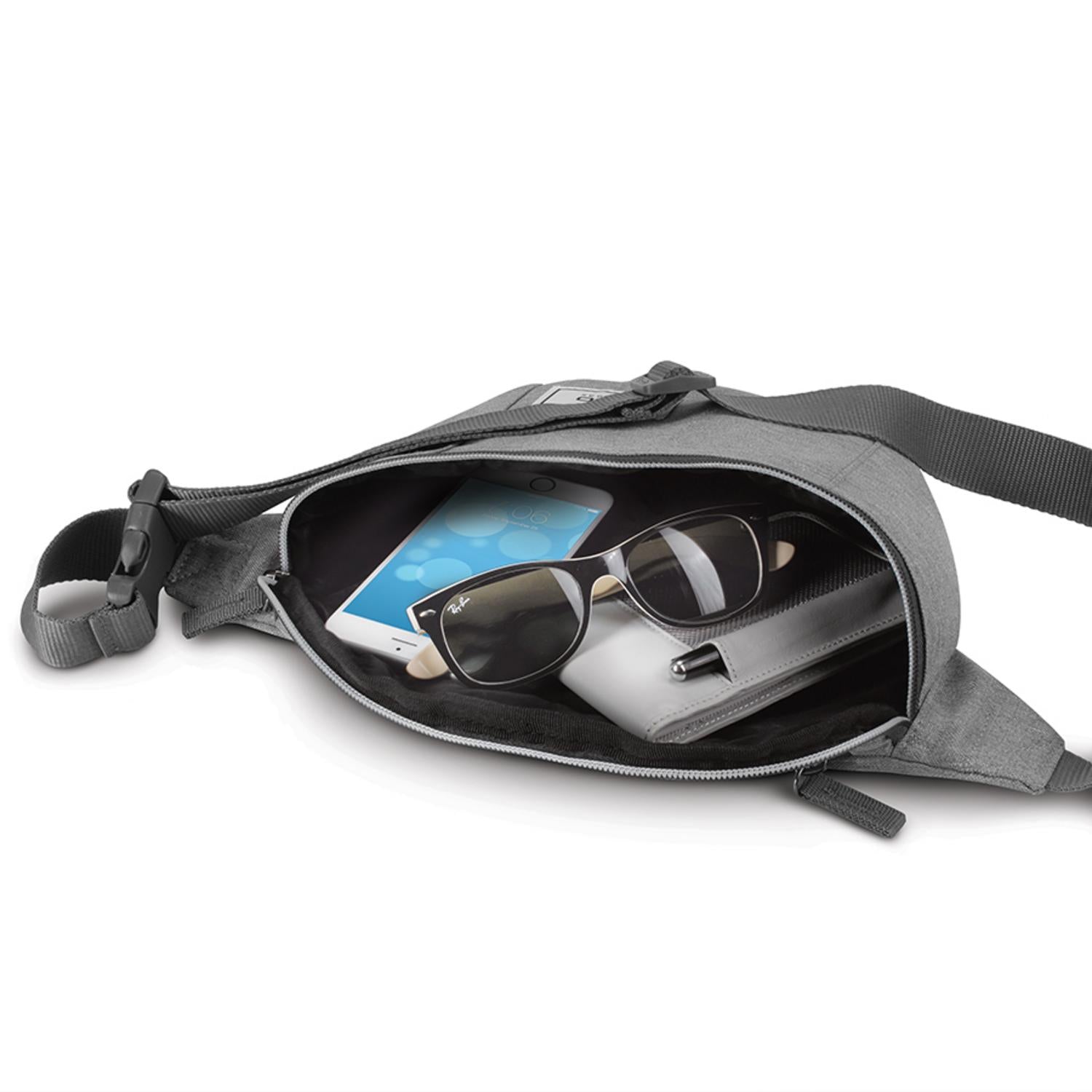 solo-new-york-re-gen-hip-pack-recycled-pet-waist-pack-with-zip-around-pocket-and image 6