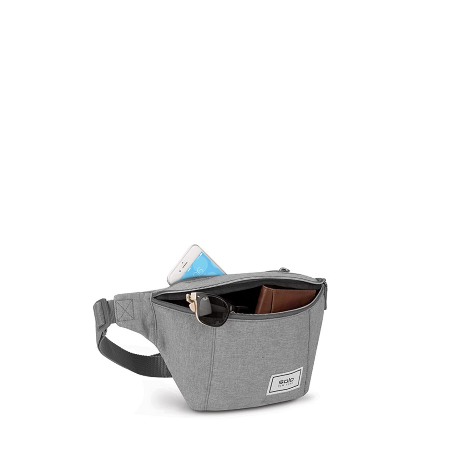 solo-new-york-re-gen-hip-pack-recycled-pet-waist-pack-with-zip-around-pocket-and image 5