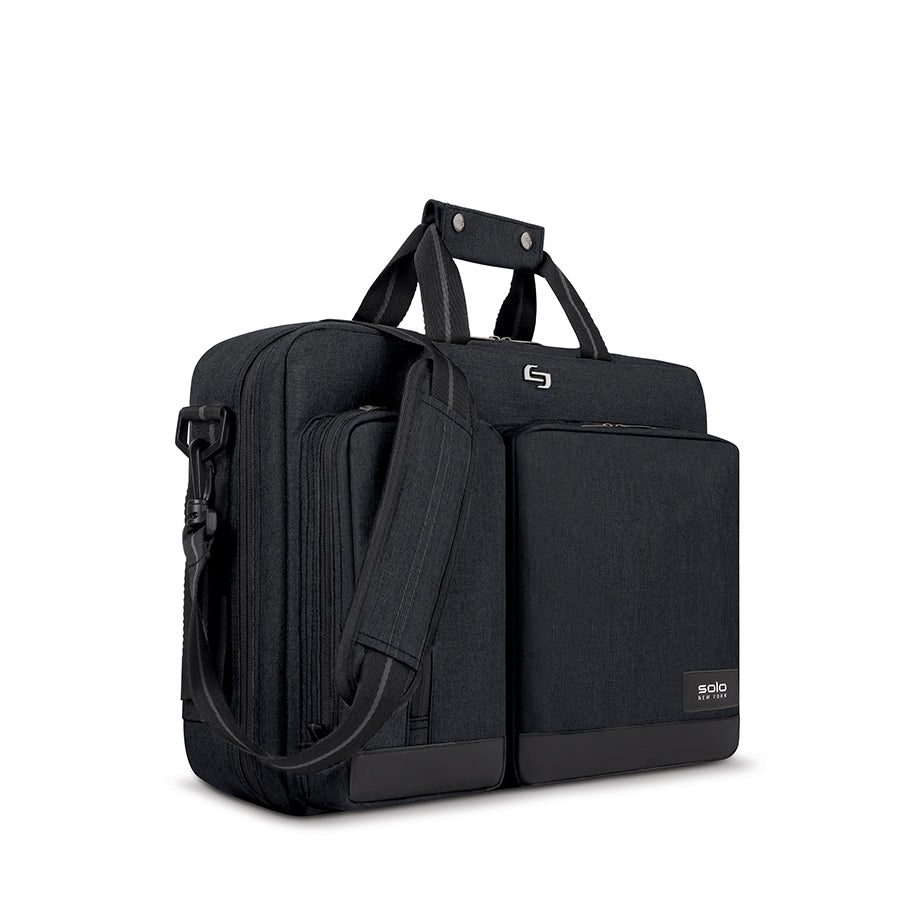solo-new-york-duane-hybrid-briefcase-backpack-converts-briefcase-to-backpack-pad image 3