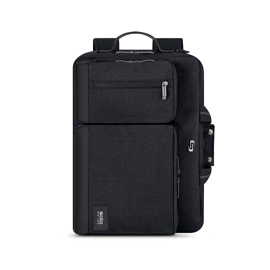 solo-new-york-duane-hybrid-briefcase-backpack-converts-briefcase-to-backpack-pad image 2