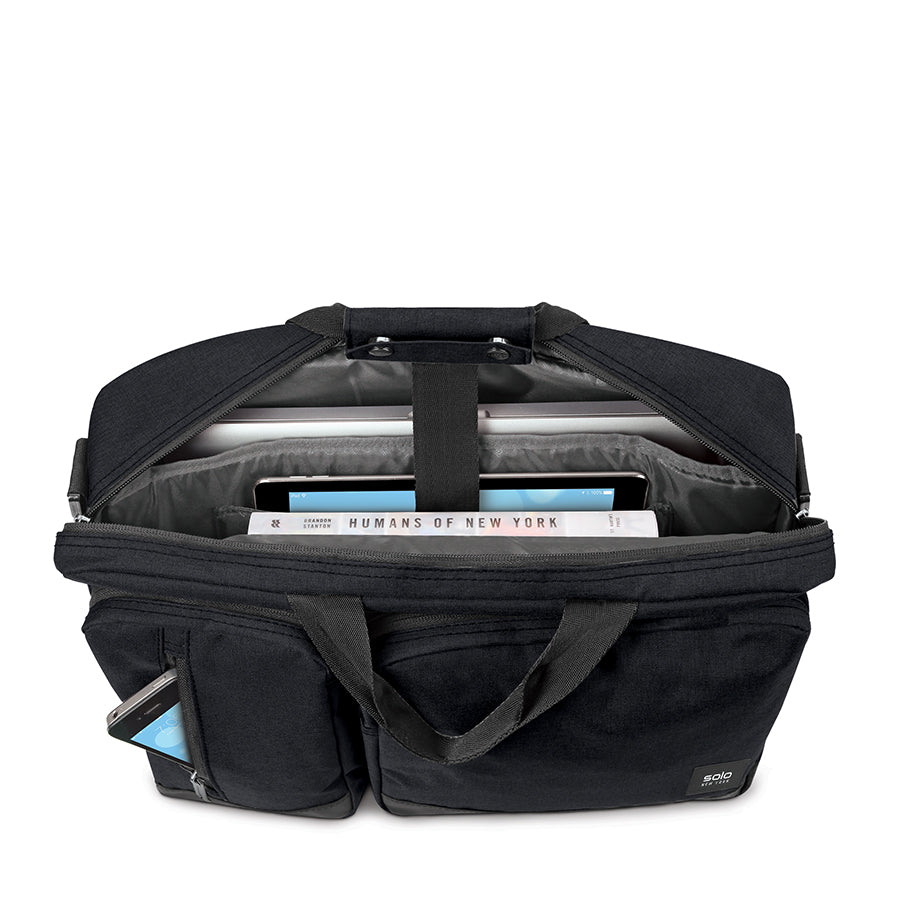 solo-new-york-duane-hybrid-briefcase-backpack-converts-briefcase-to-backpack-pad image 8