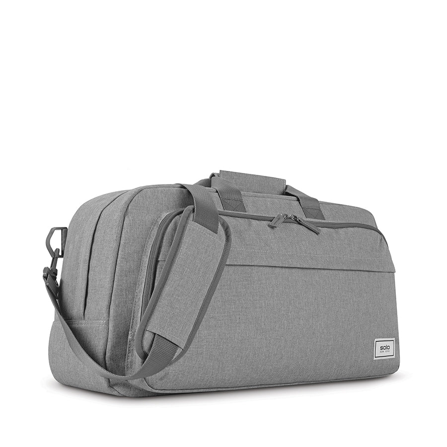 solo-new-york-re-move-duffel-recycled-pet-heathered-grey-bag-with-luggage-handle image 4
