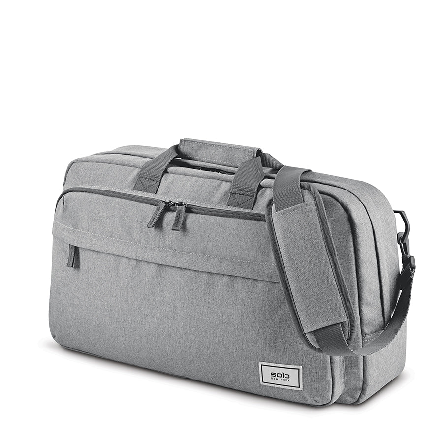 solo-new-york-re-move-duffel-recycled-pet-heathered-grey-bag-with-luggage-handle image 5