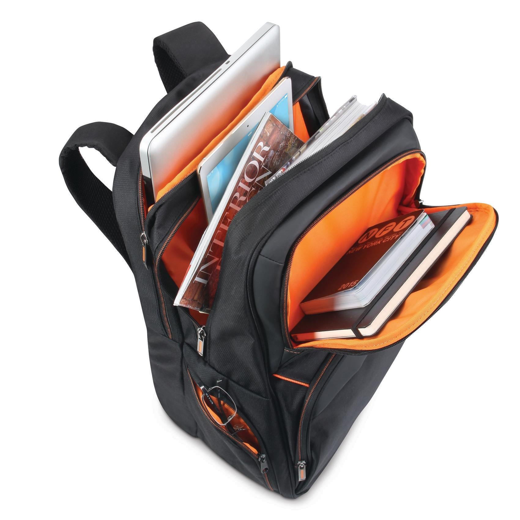 solo-new-york-ambition-travel-backpack-27l-padded-17-3-laptop-backpack-with-lugg image 3