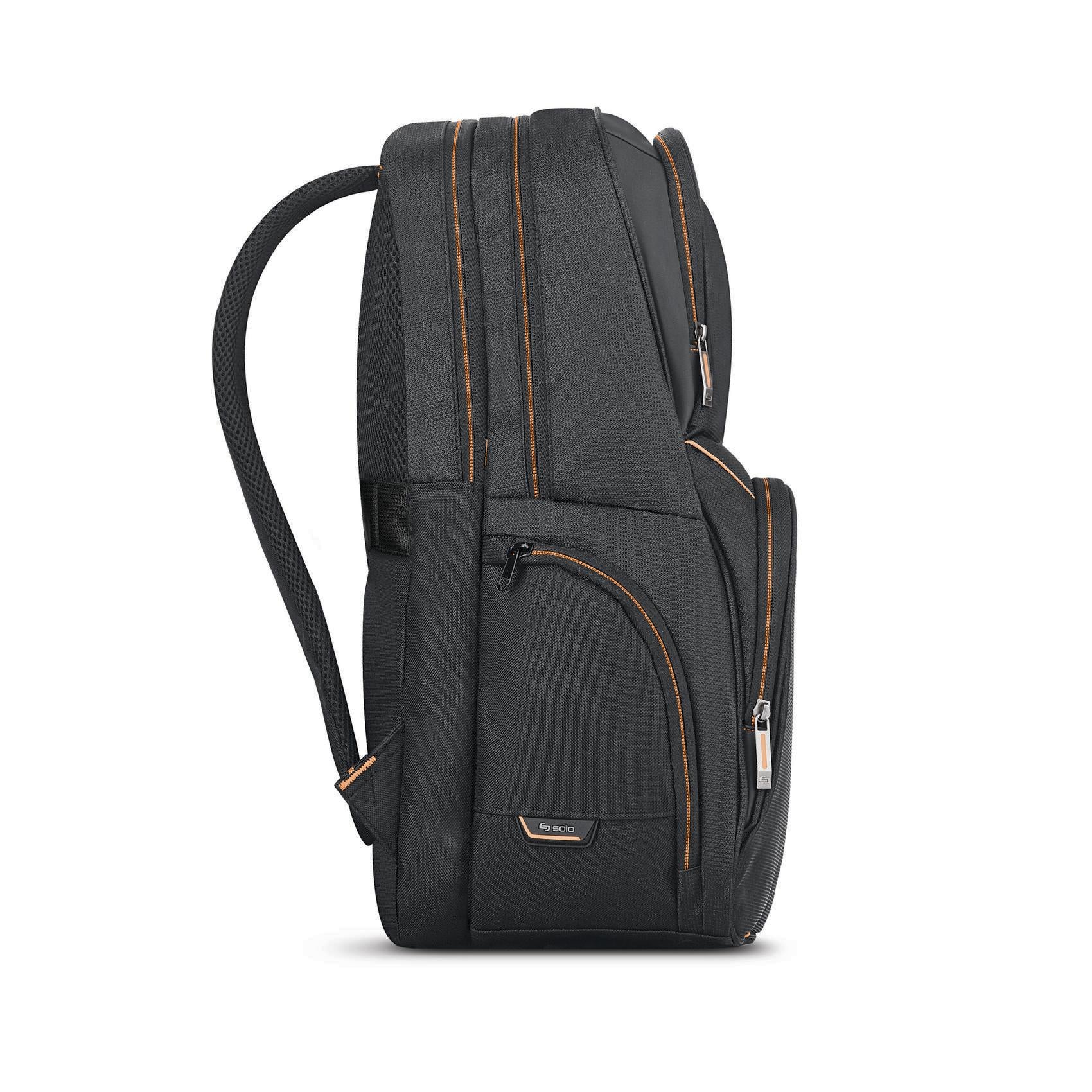 solo-new-york-ambition-travel-backpack-27l-padded-17-3-laptop-backpack-with-lugg image 5