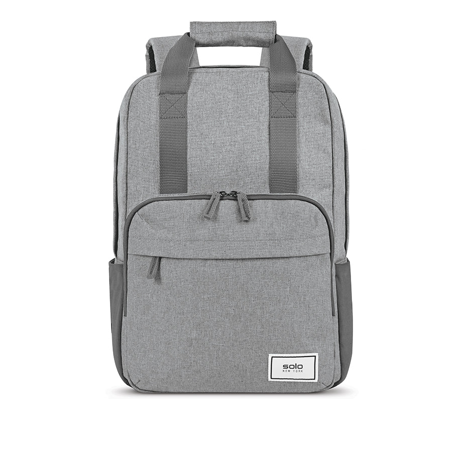 solo-new-york-re-claim-backpack-15-6-inch-laptop-recycled-pet-heathered-grey image 1
