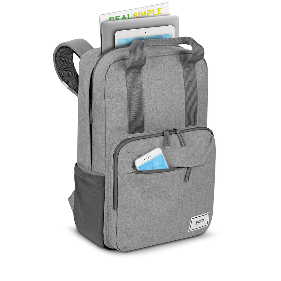 solo-new-york-re-claim-backpack-15-6-inch-laptop-recycled-pet-heathered-grey image 5
