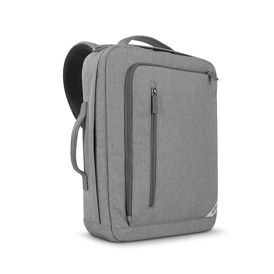 solo-new-york-re-utilize-backpack-briefcase-recycled-pet-hybrid-hideaway-backpac image 8