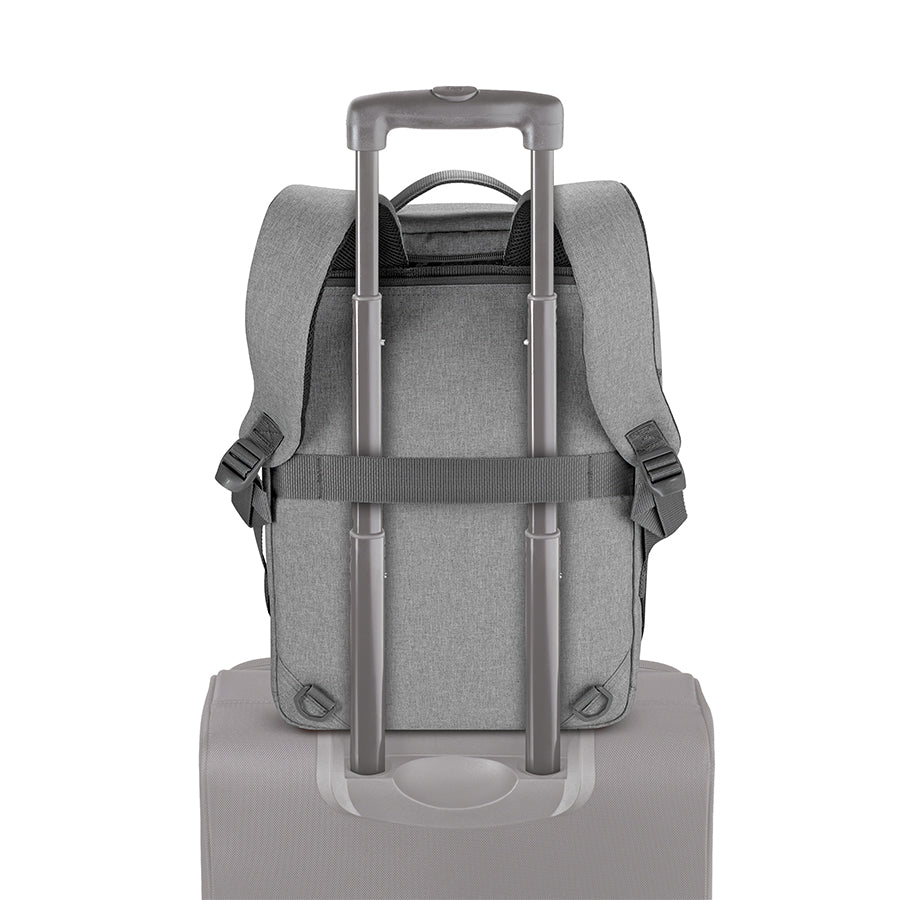 solo-new-york-re-utilize-backpack-briefcase-recycled-pet-hybrid-hideaway-backpac image 5