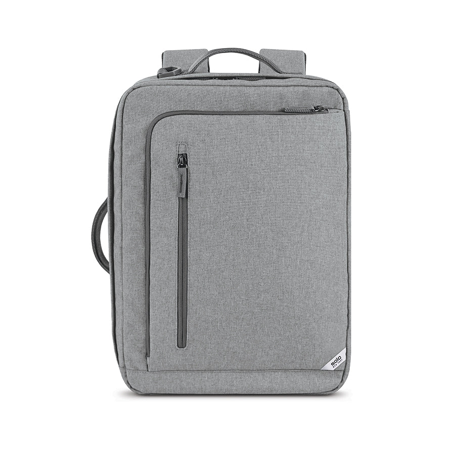 solo-new-york-re-utilize-backpack-briefcase-recycled-pet-hybrid-hideaway-backpac image 1