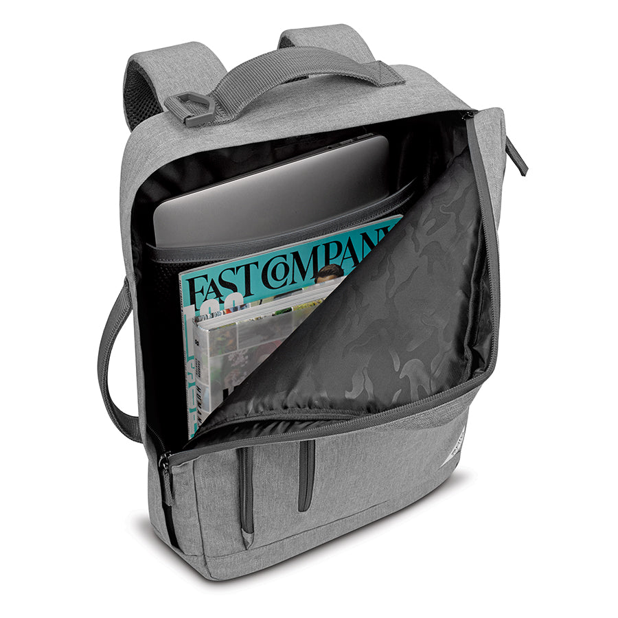 solo-new-york-re-utilize-backpack-briefcase-recycled-pet-hybrid-hideaway-backpac image 3