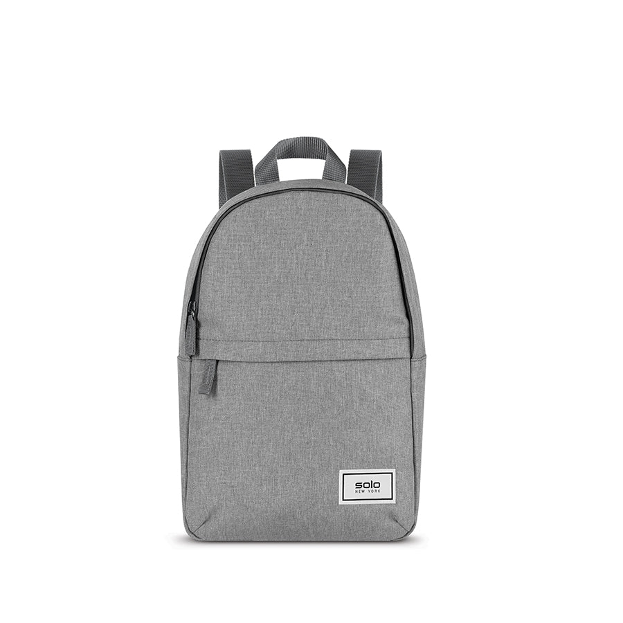 solo-new-york-re-vive-mini-backpack-recycled-pet-heathered-grey-backpack-with-ke image 1