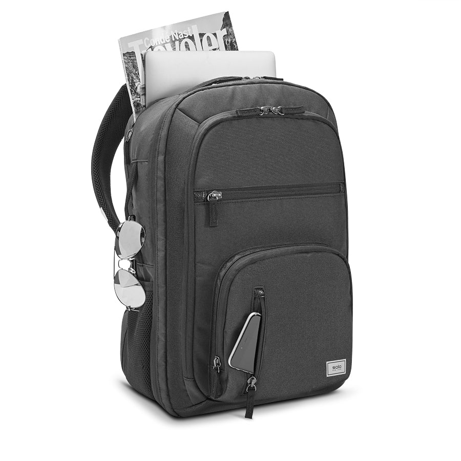 solo-new-york-grand-travel-tsa-backpack-30l-checkpoint-friendly-17-3-laptop-trav image 7
