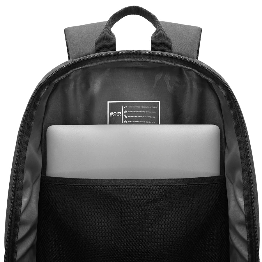 solo-new-york-bleecker-recycled-rolling-backpack-15-6-laptop-backpack-to-roller- image 7
