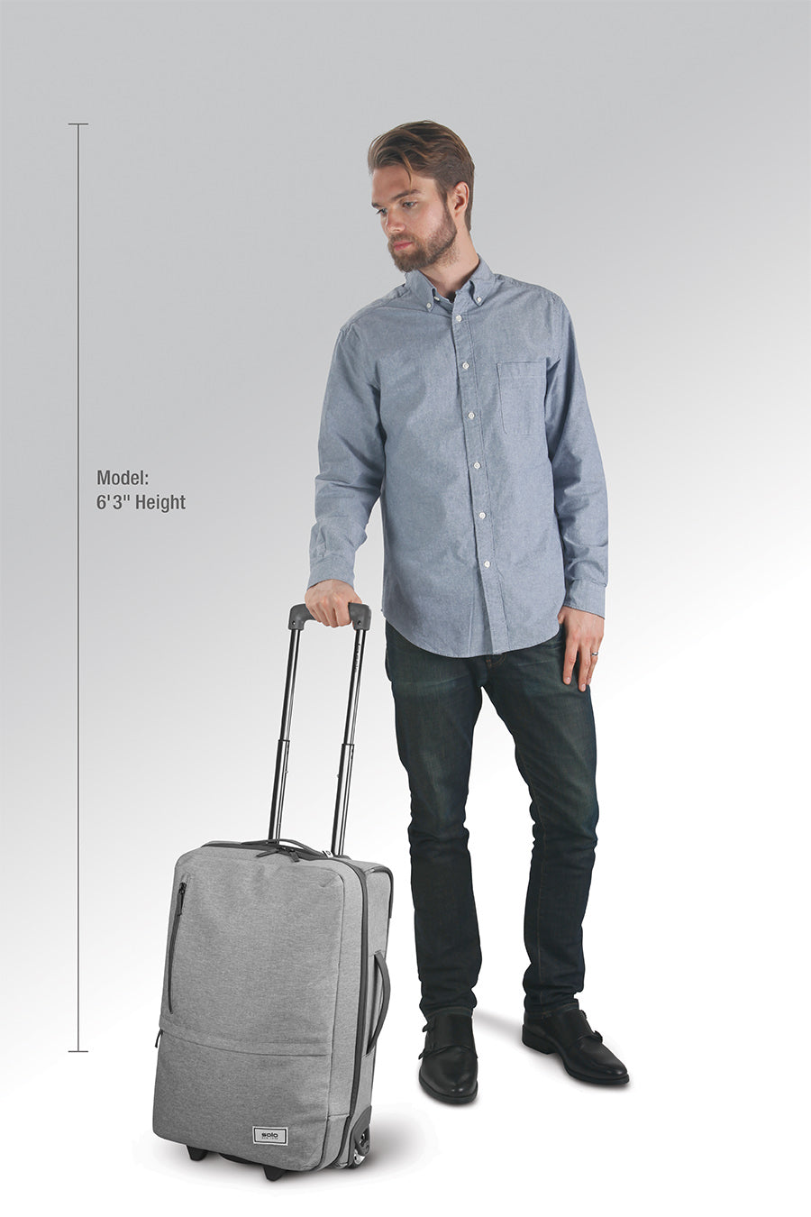 solo-new-york-re-treat-soft-side-carry-on-luggage-re-cycled-collection-ubn914 image 5