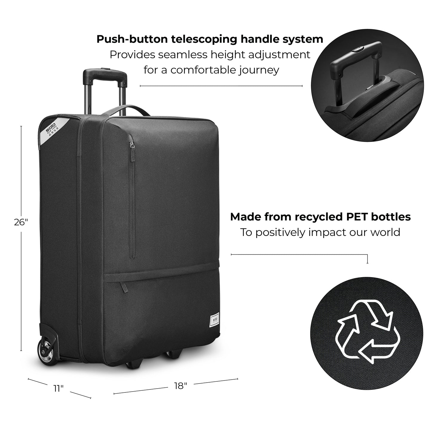 solo-new-york-re-treat-check-in-softside-rolling-luggage-recycled-nests-with-re- image 3