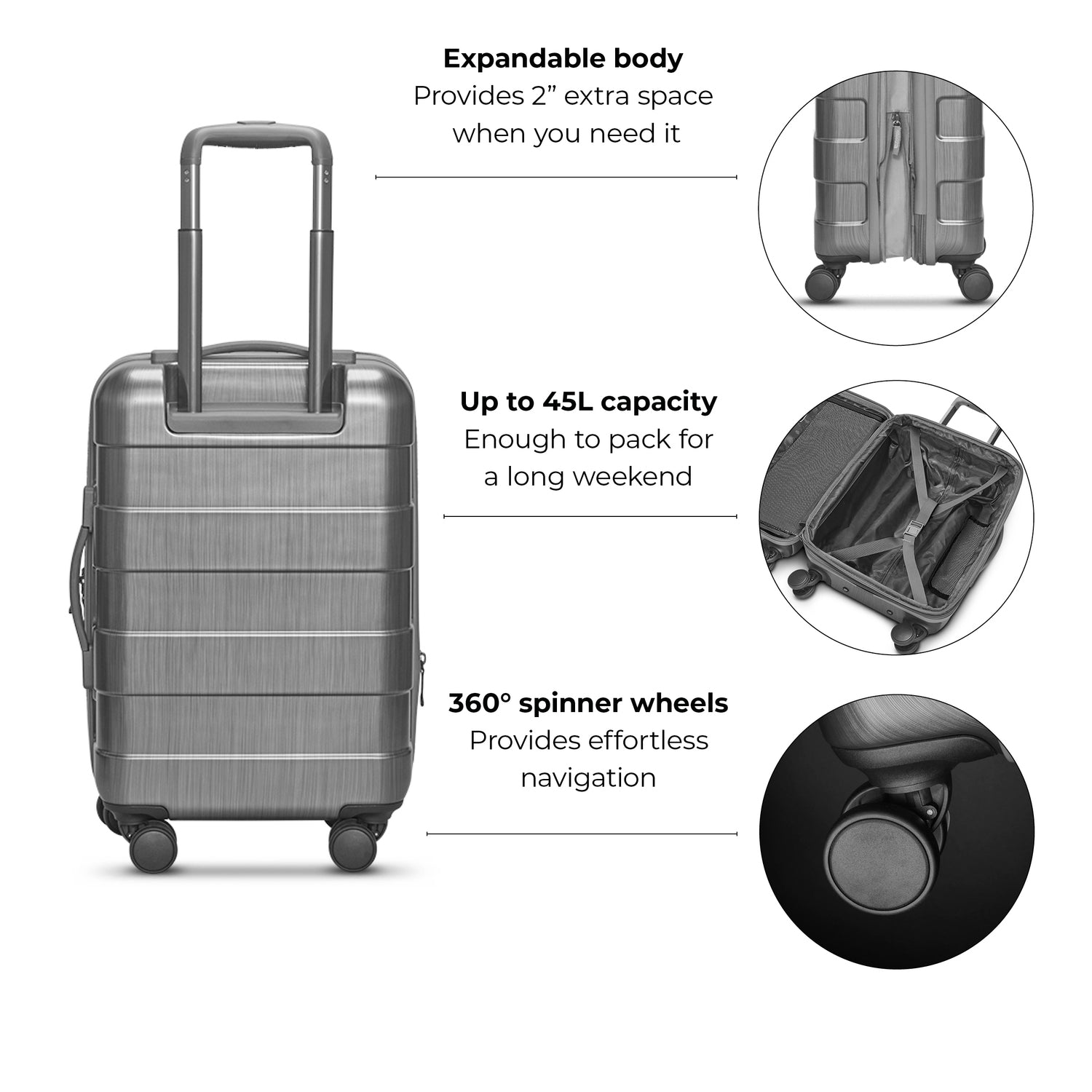 solo-new-york-re-serve-expandable-hard-side-carry-on-spinner-luggage image 3