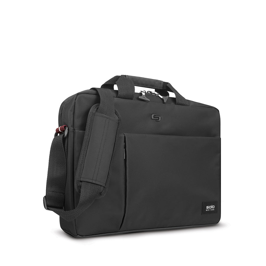 solo-new-york-lead-varsity-slim-brief-for-15-6-laptops-with-luggage-handle-strap image 2