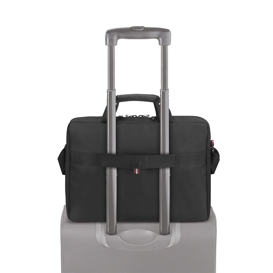 solo-new-york-lead-varsity-slim-brief-for-15-6-laptops-with-luggage-handle-strap image 7