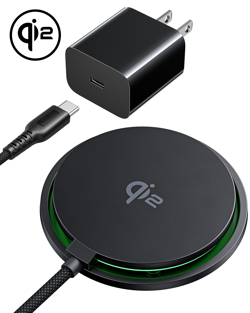 iniu-snapgo-w11-qi2-15w-magnetic-led-wireless-charger image 1