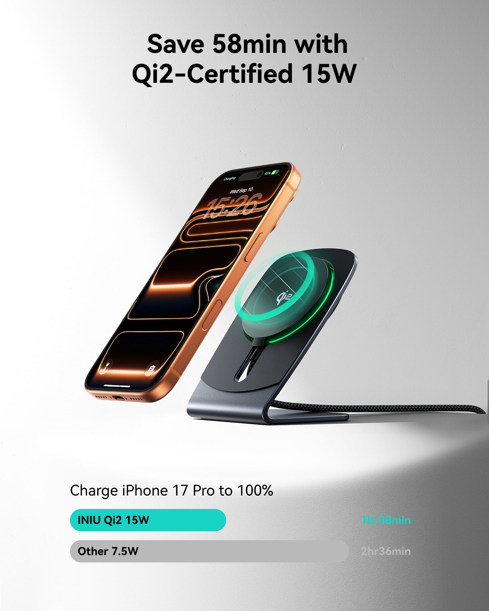 iniu-snapgo-w21-qi2-15w-magnetic-wireless-charger-with-detachable-stand image 3